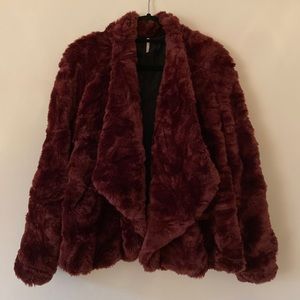 Swingy Faux Fur Coat